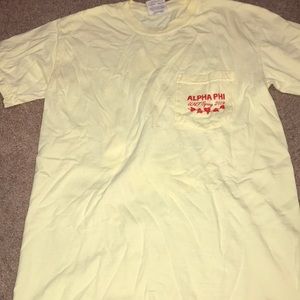 Alpha Phi comfort colors tee